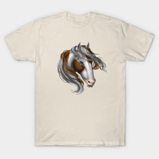 Horse Head - Brown Paint T-Shirt